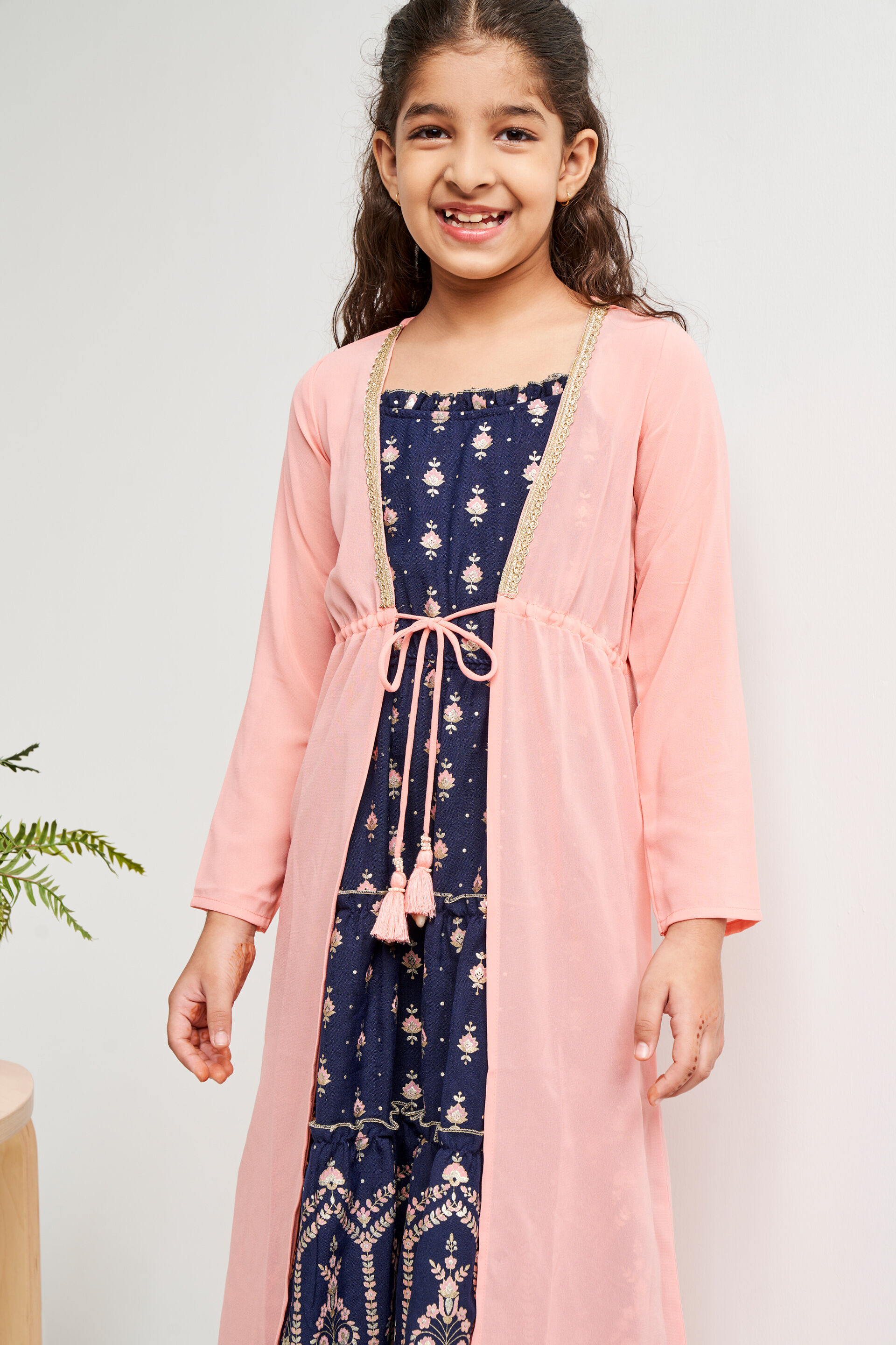 Coral Solid Straight Shrug, Coral, image 5